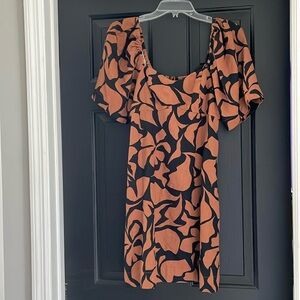 NWT a new day linen/rayon blend dress